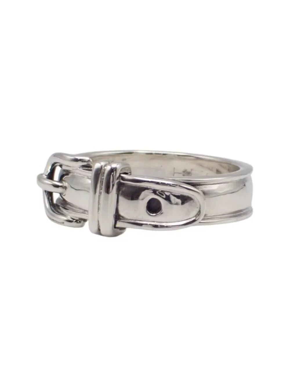 Hermes Ceinture Belt Ring 49 925 Sterling Silver Accessory